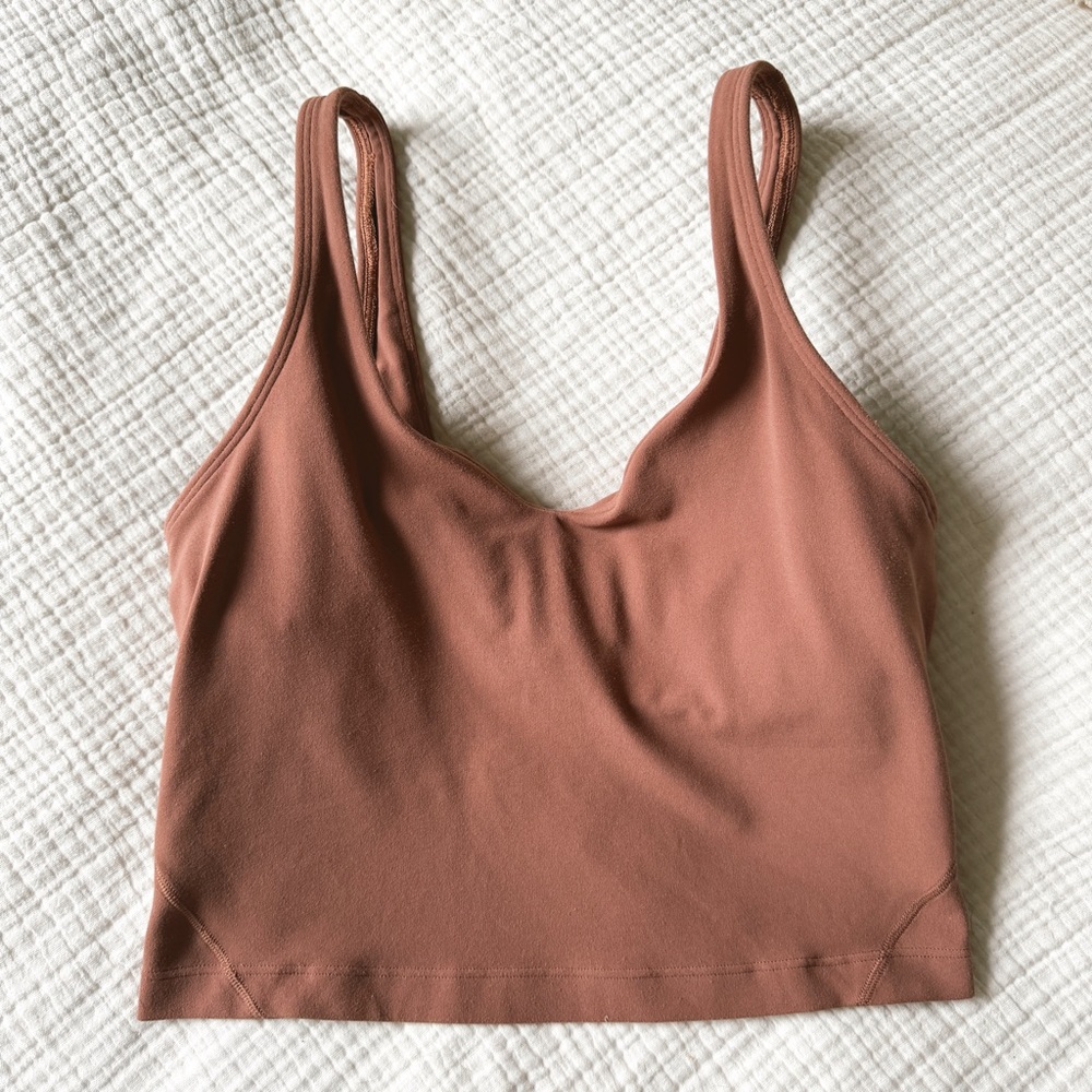 Lululemon Athletica Align Brown Tank Top A/B Cup
